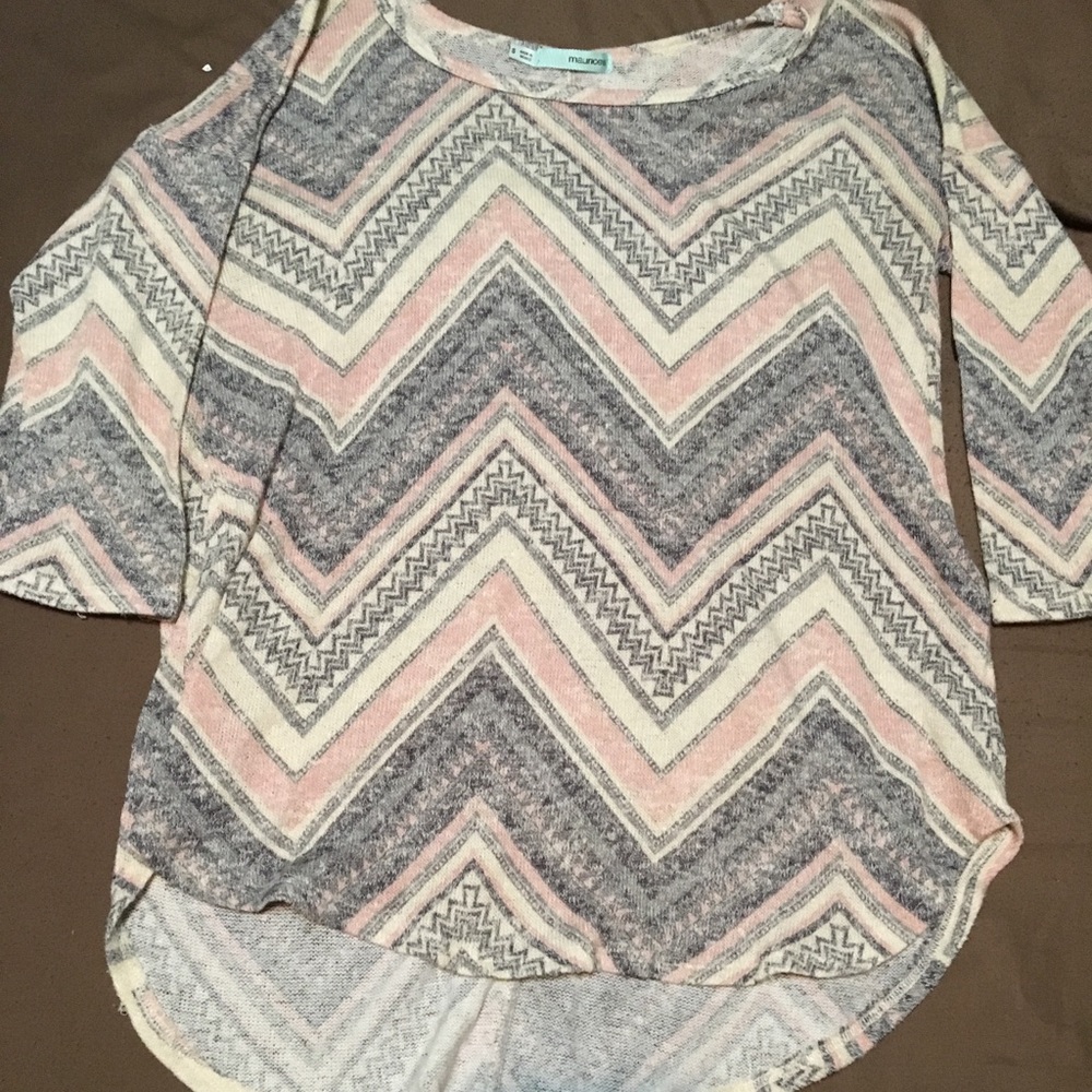 Colorful 3/4 sleeve